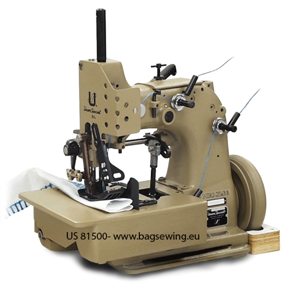 81500B Bag Seaming Machine for Producing Bags made of Jute, Burlap, Paper, and Woven Polypropylene