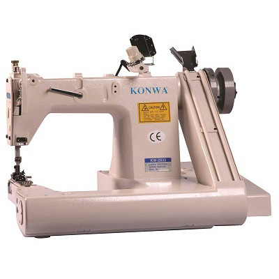 KW-2832 High Speed, 2-Needle, Feed-of-the-Arm, Double Chainstitch Machine for Light & Medium Weight Material